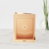 Endlose Freude: Ein Valentinstag Feiertagskarte (Rückseite)