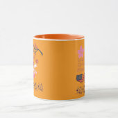 Endlose Freundschaft orange Tasse (Zentrum)