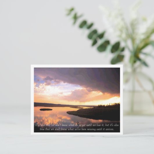 Endlose Freundschaft Postkarte (Stehend Vorderseite)