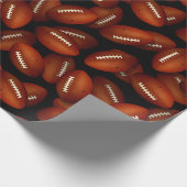 Endlose Fußbällenspiele Geschenkpapier (Ecke)