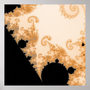 Endlose Gold Detail Poster