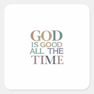 Endlose göttliche Gnade: Güte Gottes Quadratischer Aufkleber