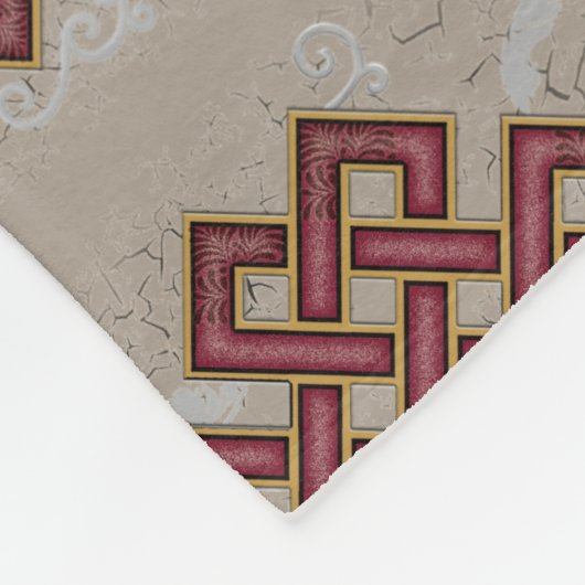 Endlose Knie Fleecedecke (Ecke)