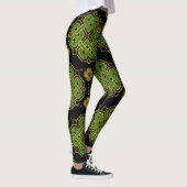 Endlose Knie - Kleeblatt Vierblatt-Klee Leggings (Rechts)