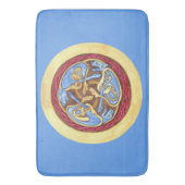 Endlose Knoten bei Tieren Badematte (Vorderseite Vertikal)