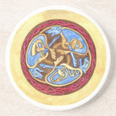 Endlose Knoten bei Tieren Getränkeuntersetzer (Vorne)