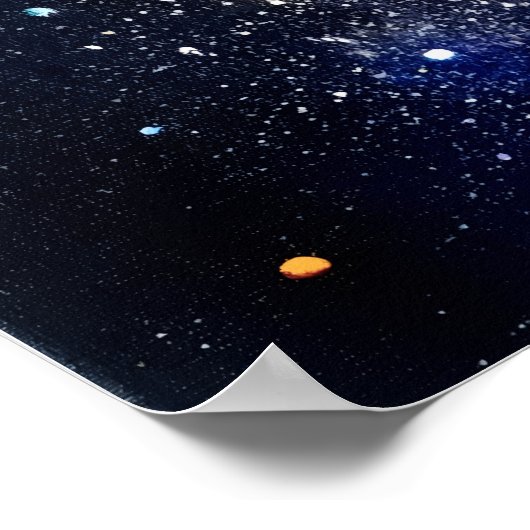 Endlose Kunstdrucke unserer Galaxie Poster (Ecke)