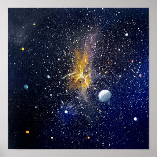 Endlose Kunstdrucke unserer Galaxie Poster