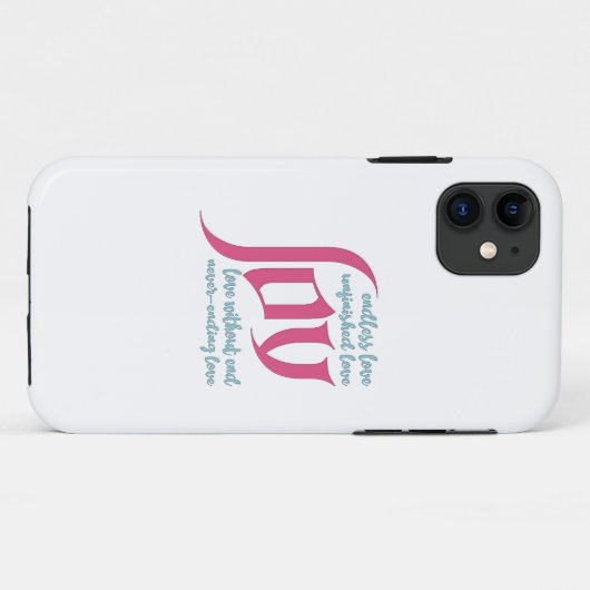 Endlose Liebe Case-Mate iPhone Hülle (Rückseite (Horizontal))