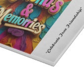 "Endlose Liebe gemeinsam" Schneidebrett (Ecke)