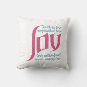 Endlose Liebe Kissen (Vorderseite)