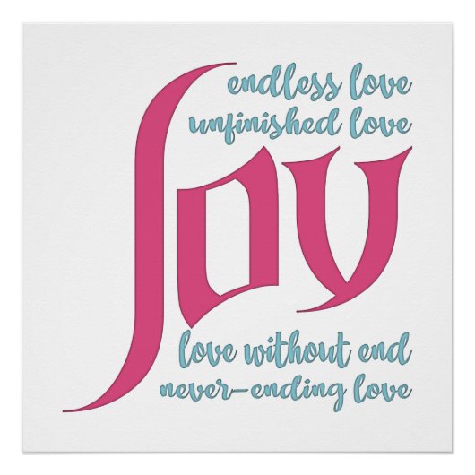 Endlose Liebe Poster (Vorderseite)