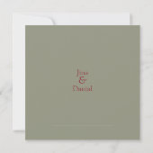 Endlose Liebe Save The Date (Rückseite)