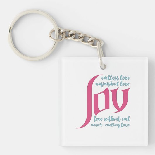 Endlose Liebe Schlüsselanhänger (Vorderseite)