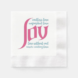 Endlose Liebe Serviette