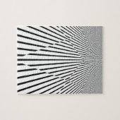 Endlose Linie Diamant-Täuschungs-Muster Puzzle (Horizontal)