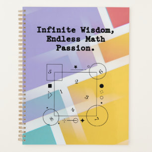 Endlose Mathematik-Leidenschaft Infinite Wisdom Planer