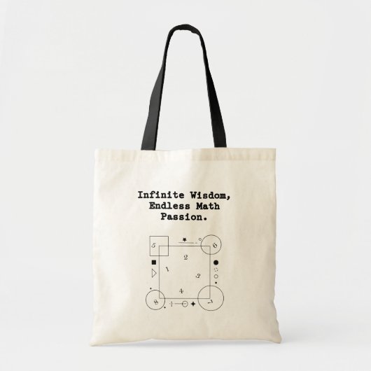 Endlose Mathematik-Leidenschaft | Infinite Wisdom Tragetasche (Vorne)