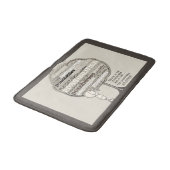 Endlose Möglichkeiten Badematte (Schrägansicht)