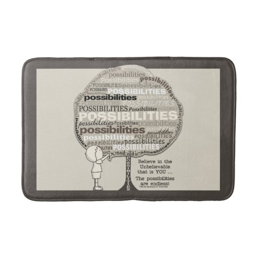 Endlose Möglichkeiten Badematte (Vorderseite)