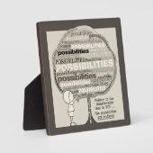 Endlose Möglichkeiten Fotoplatte (Vorderseite)