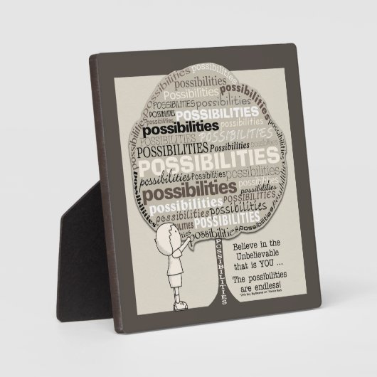 Endlose Möglichkeiten Fotoplatte (Vorderseite)