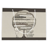 Endlose Möglichkeiten Große Geschenktüte (Rückseite)