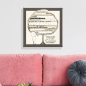 Endlose Möglichkeiten Leinwanddruck (Insitu (Wohnzimmer))