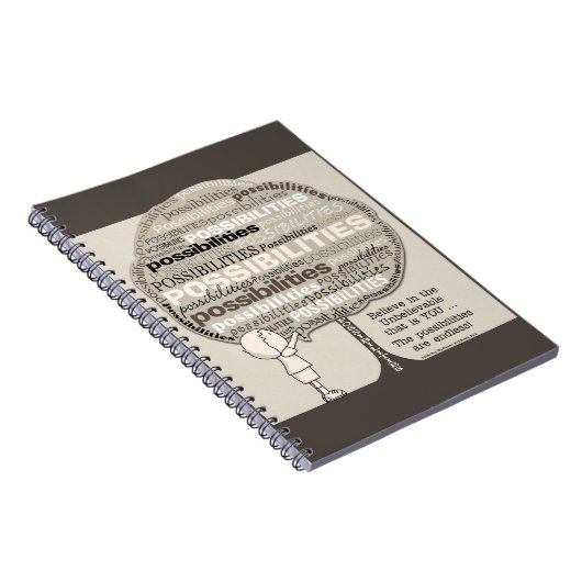 Endlose Möglichkeiten Notizblock (Rechte Seite)