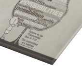 Endlose Möglichkeiten Schneidebrett (Ecke)