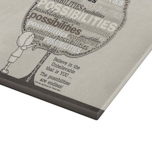 Endlose Möglichkeiten Schneidebrett (Ecke)