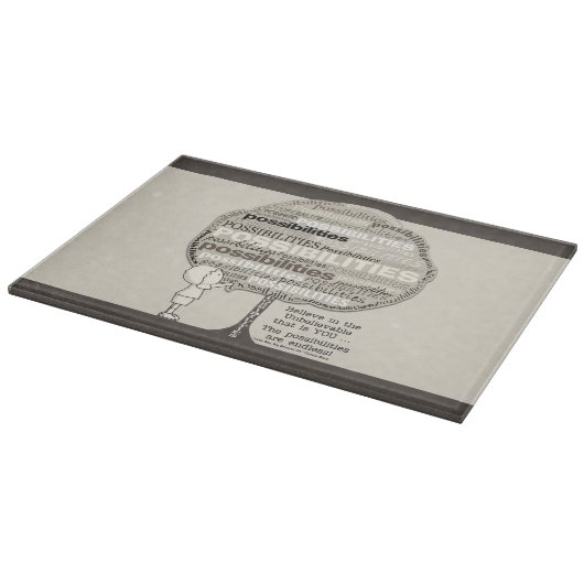 Endlose Möglichkeiten Schneidebrett (Ecke)