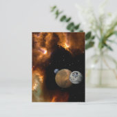Endlose Nacht 2 Postkarte (Stehend Vorderseite)