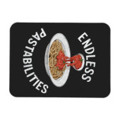 Endlose Pastabilities Funny Pasta Spaghetti Lover Magnet (Horizontal)