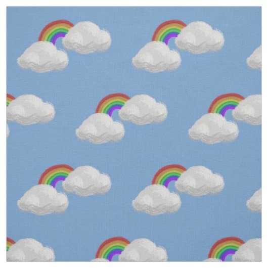 Endlose Regenbogen-gemustertes Gewebe Stoff (Muster)