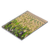 Endlose Reihen von Maisspiralen-Notebook Notizblock (Linke Seite)