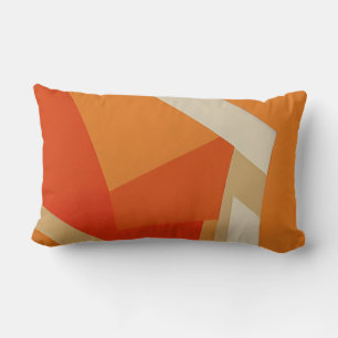 Endlose Schritte - in warmer Orange Lendenkissen