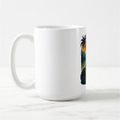 Endlose Sommerkrokodile - Retro Kaffeetasse (Links)