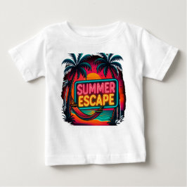 Endlose Sommerpause - Retro Sunset Adventure Baby T-shirt