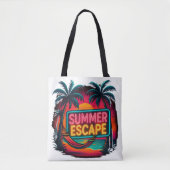 Endlose Sommerpause - Retro Sunset Adventure Tasche (Vorderseite)