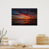 Endlose Sonnenuntergänge Poster (Küche)