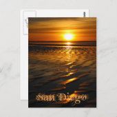 Endlose Sonnenuntergänge Postkarte (Vorne/Hinten)