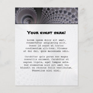 Endlose Spiralen - Fraktal Art Flyer