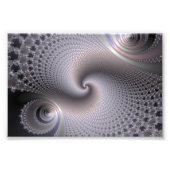 Endlose Spiralen - Fraktal Art Fotodruck (Vorne)
