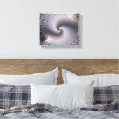 Endlose Spiralen - Fraktal Art Leinwanddruck (Insitu (Schlafzimmer))