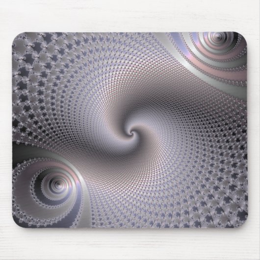 Endlose Spiralen - Fraktal Art Mousepad (Vorne)
