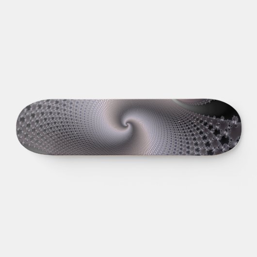 Endlose Spiralen - Fraktal Art Skateboard (Horizontal)
