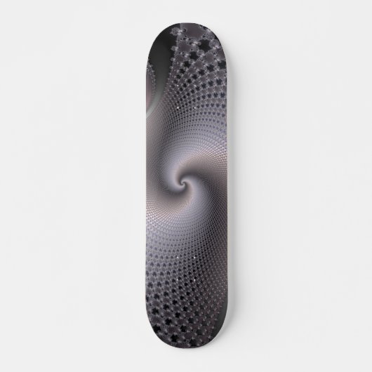 Endlose Spiralen - Fraktal Art Skateboard (Vorne)