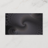 Endlose Spiralen - Fraktal Art Visitenkarte (Rückseite)