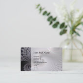 Endlose Spiralen - Fraktal Art Visitenkarte (Stehend Vorderseite)